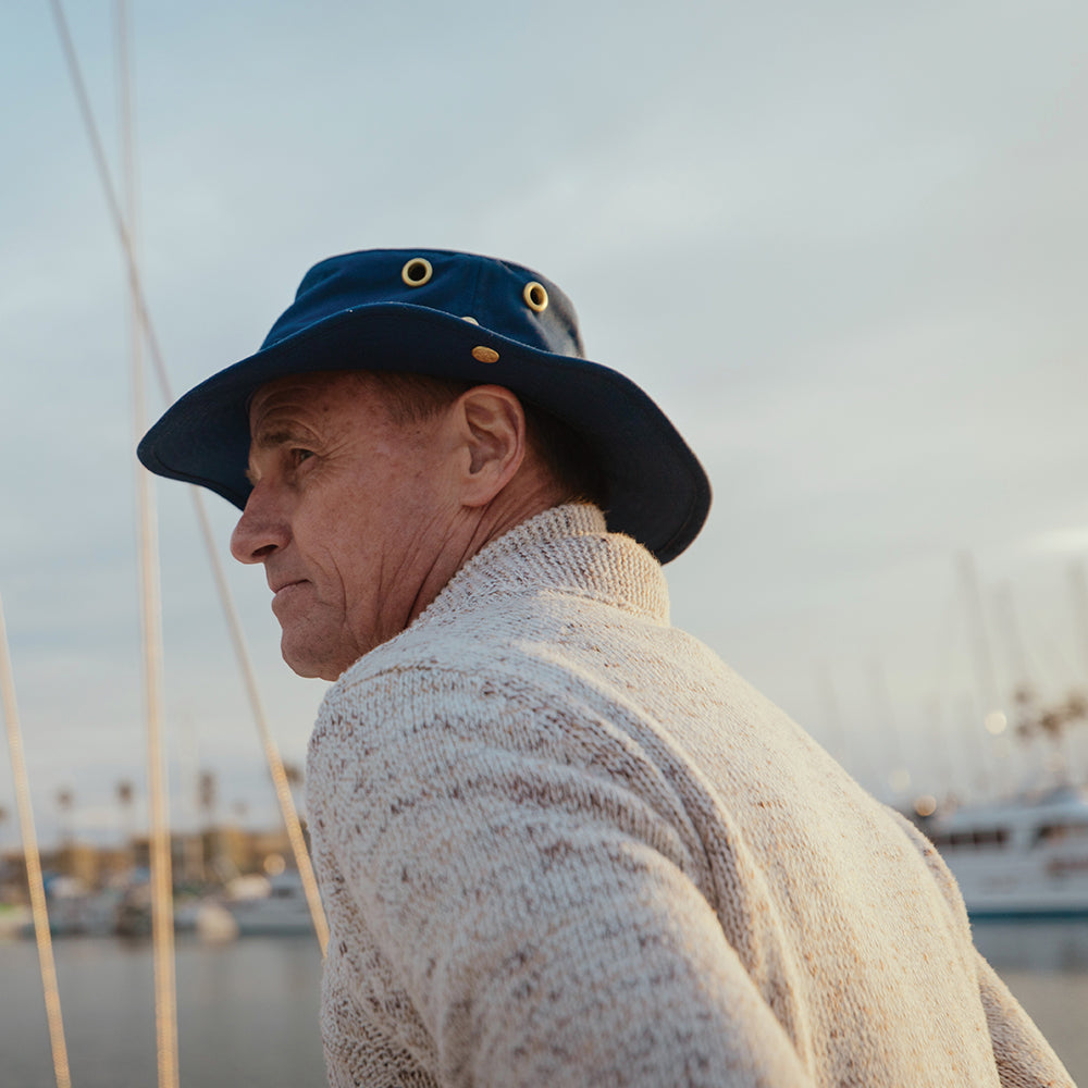 Sombrero de Sol T3 plegable de Tilley - Azul Real