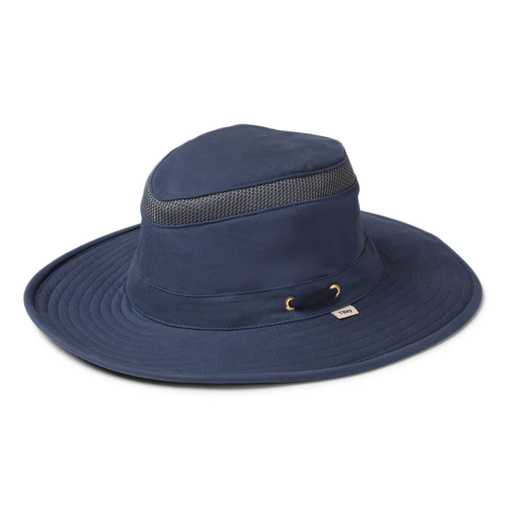 Sombrero de Sol T4MO-1 Hiker plegable de Tilley - Azul Medio