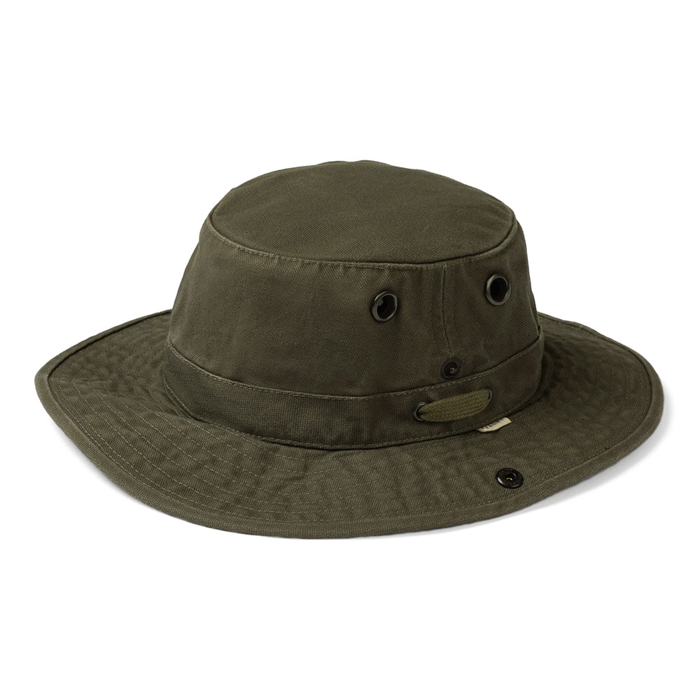 Sombrero de Sol T3 Wanderer plegable de Tilley - Verde Oliva