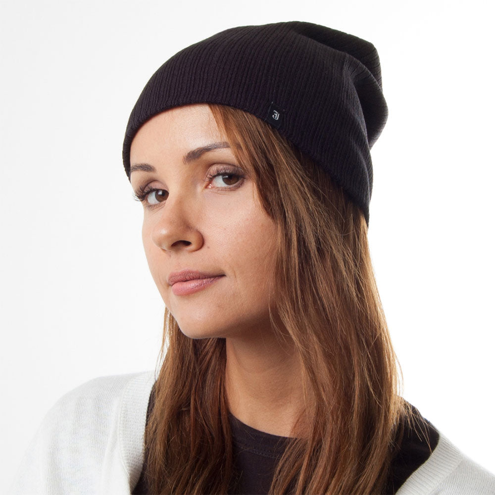 Gorro Beanie Oversized de Jaxon & James - Negro