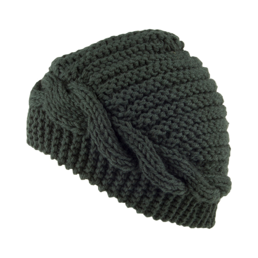 Gorro Beanie Button de Scala - Verde Oliva
