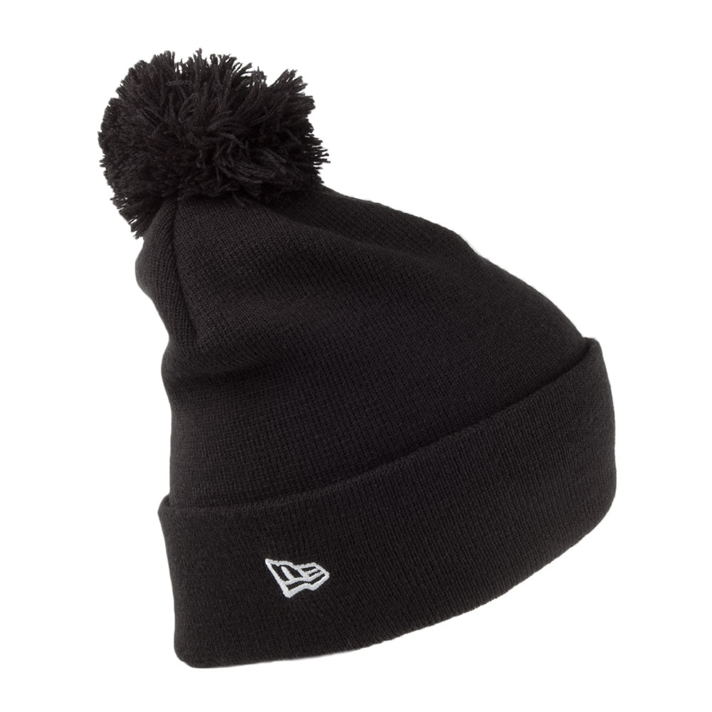Gorro con pompón punto corazón L.A. Dodgers de New Era - Negro