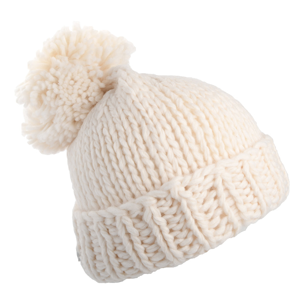 Gorro con pompón City Coziest de The North Face - Blanco