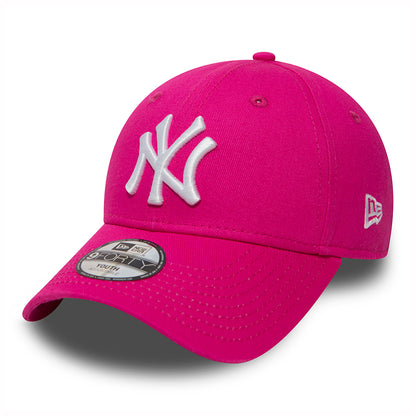 Gorra de béisbol niñas 9FORTY MLB League Essential New York Yankees de New Era - Rosa