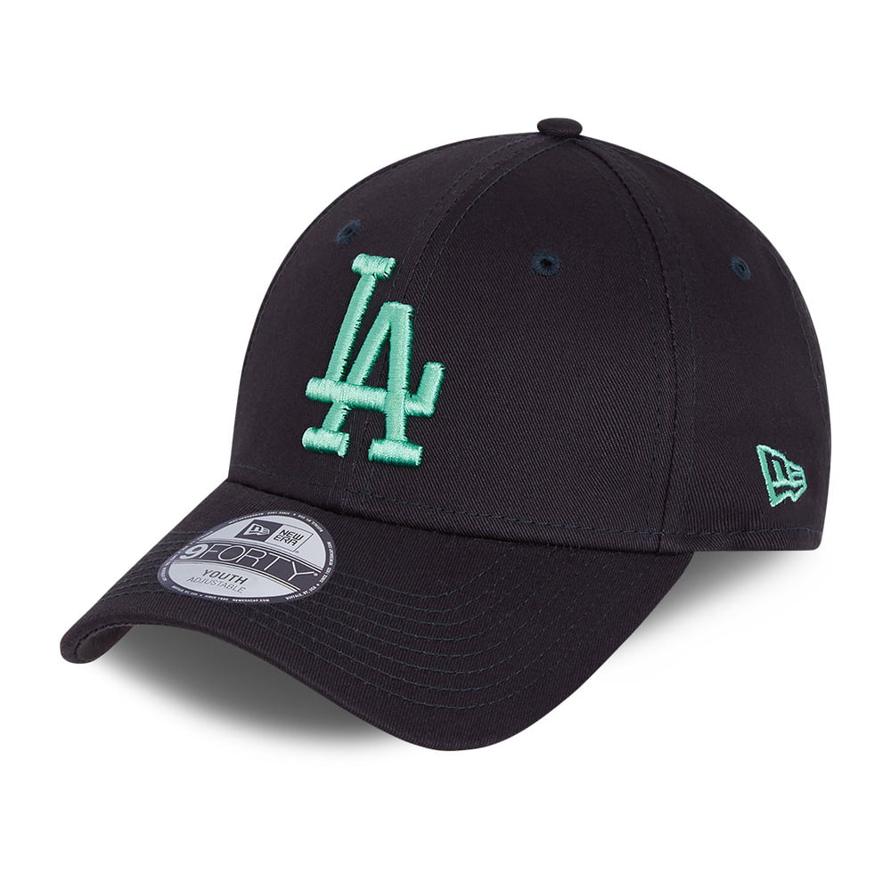 Gorra de béisbol niños 9FORTY MLB League Essential L.A. Dodgers de New Era - Azul Marino-Turquesa