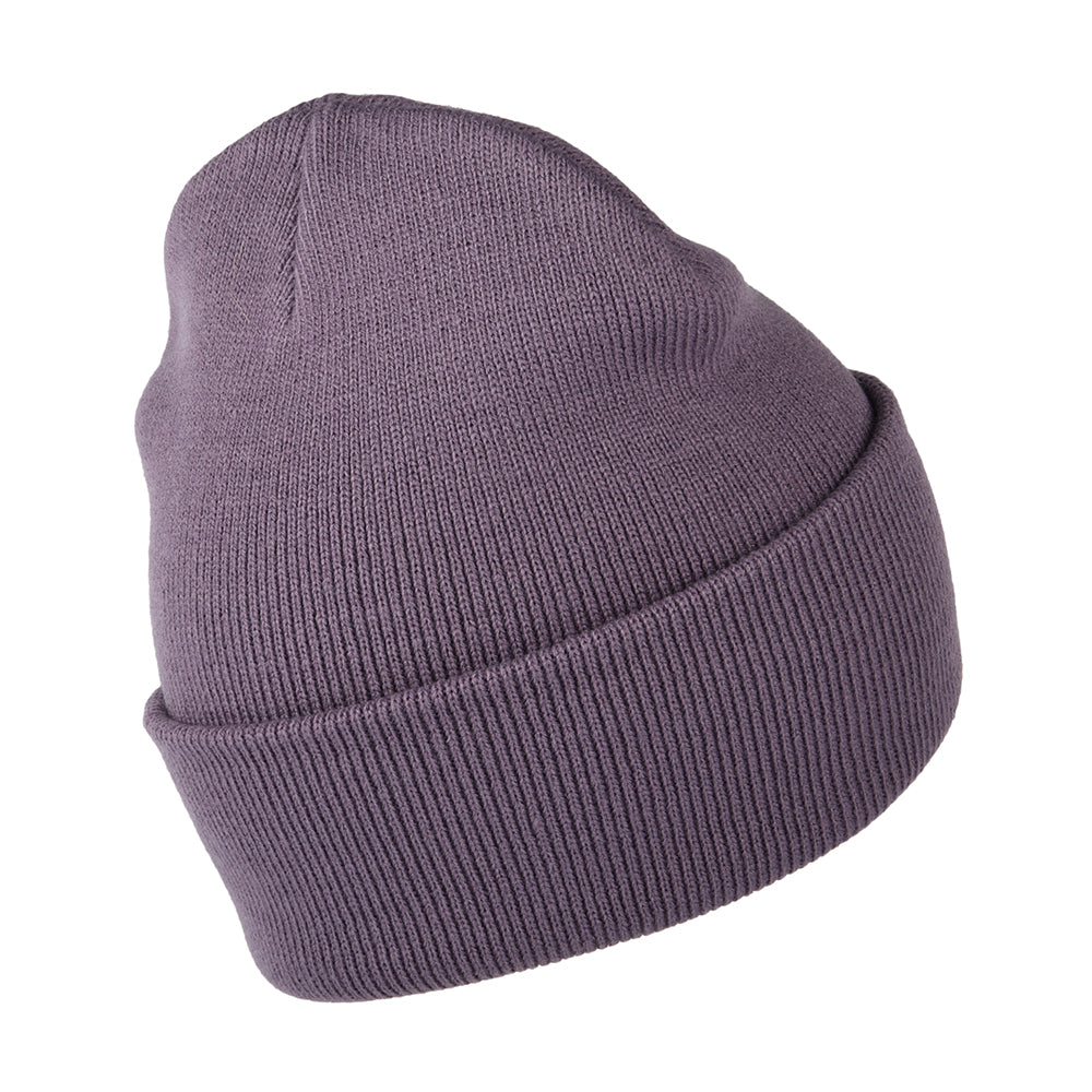 Gorro Beanie Ashley con vuelta de Carhartt WIP - Morado Claro
