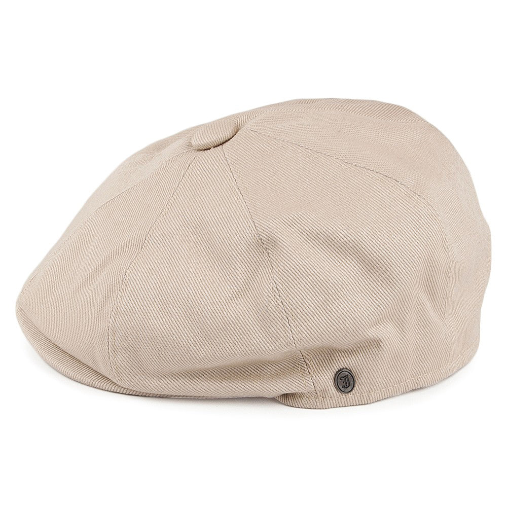 Gorra Newsboy de algodón de Jaxon & James Beige al por mayor