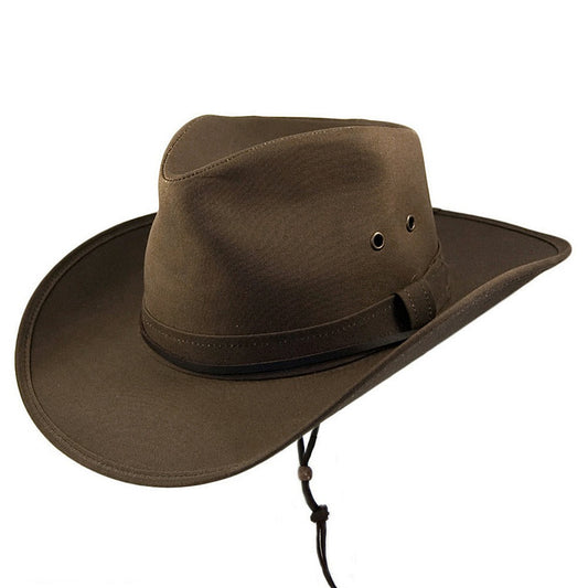 Sombrero impermeable Aussie de Jaxon & James Marrón al por mayor