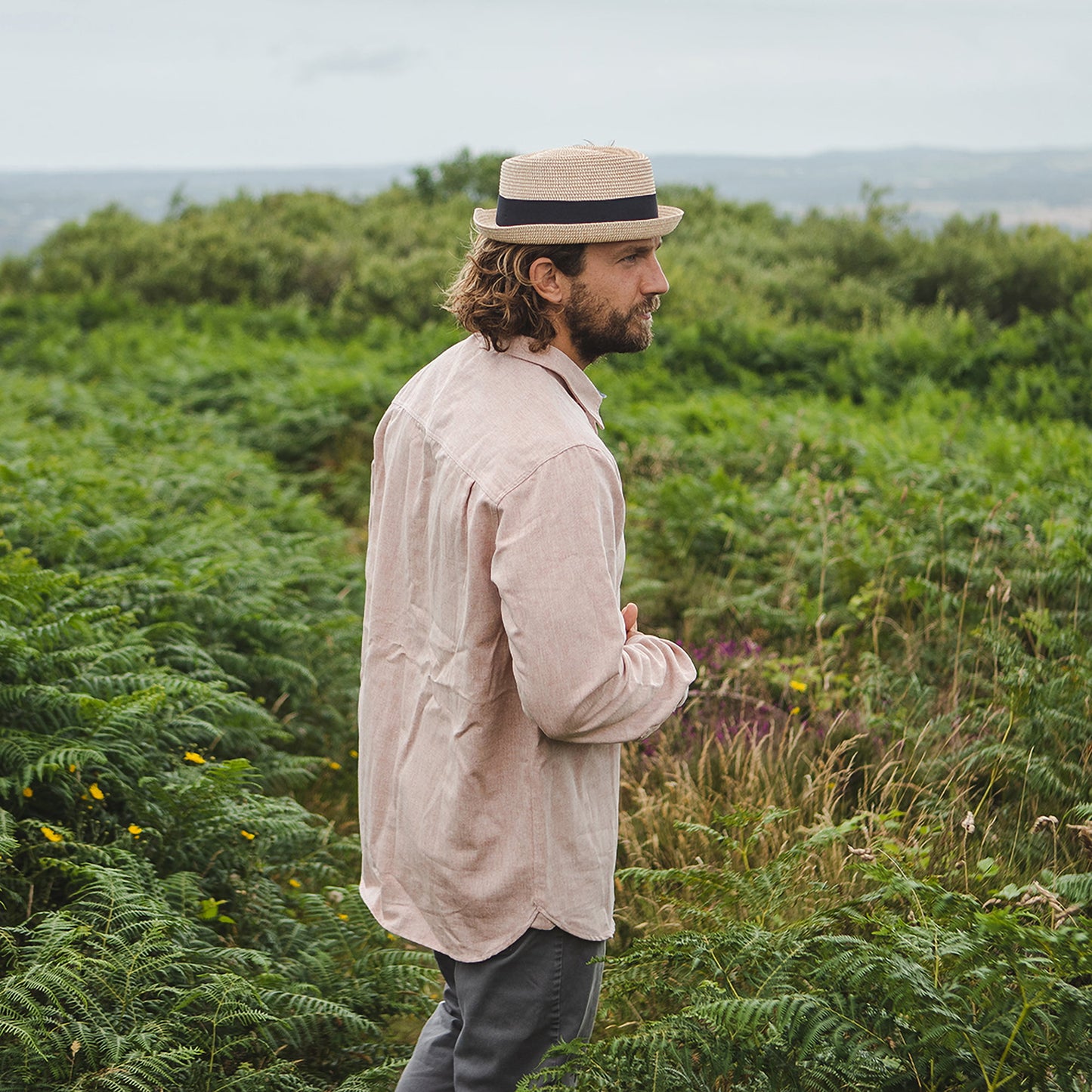 Sombrero Pork Pie Copa Diamante de paja Toyo trenzada de Jaxon & James al por mayor