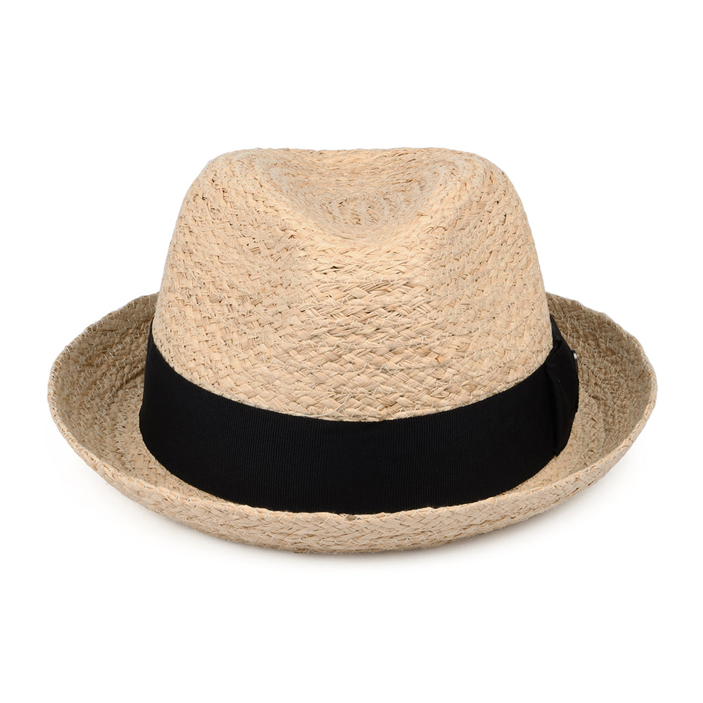 Sombrero Trilby Saybrook de rafia de Jaxon & James Natural al por mayor