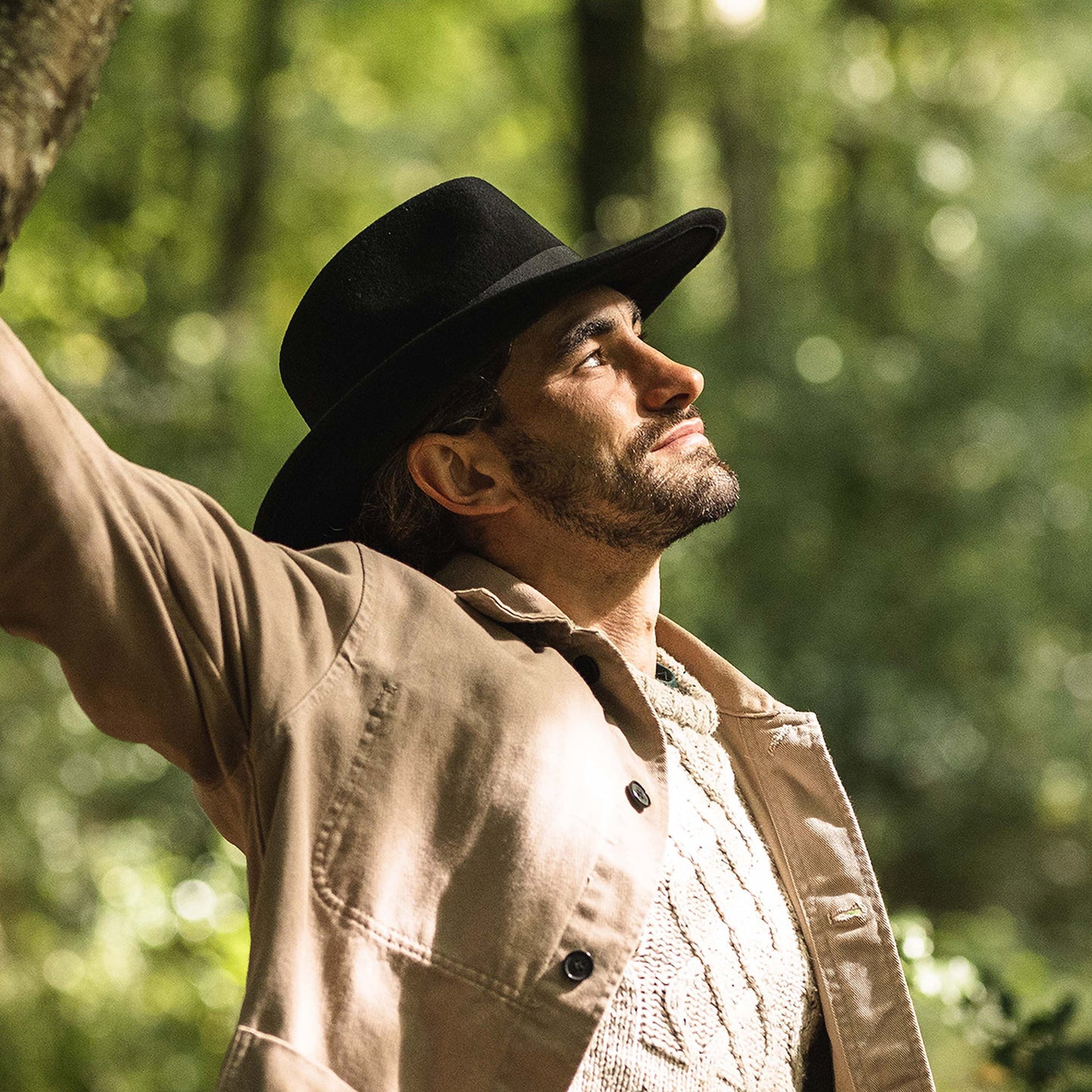 Sombrero Fedora The Author de ala ancha de Jaxon & James Negro al por mayor