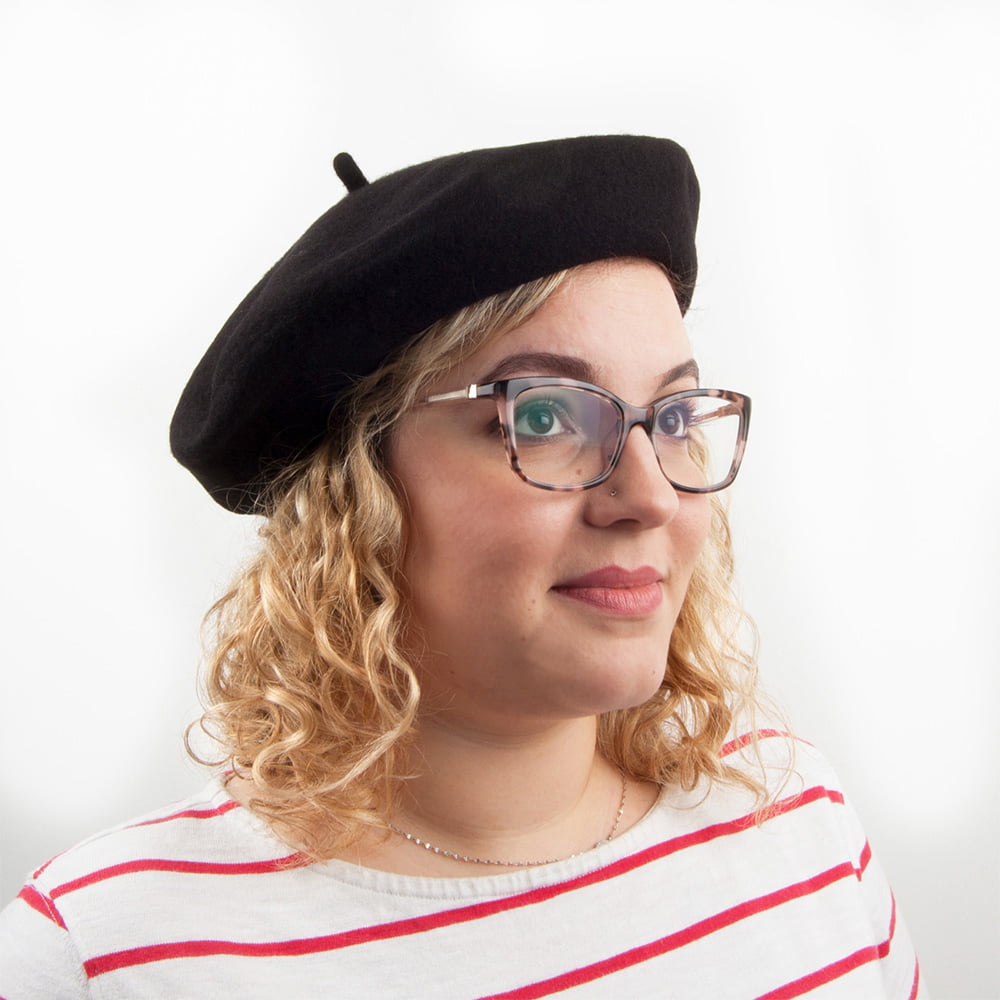 Boina de lana de Jaxon & James Negro 200 al por mayor