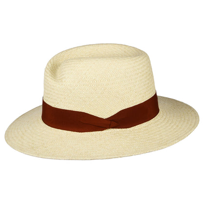 Sombrero Panamá Fedora Florence de Failsworth - Natural-ladrillo