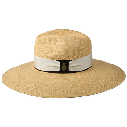 Sombrero Panamá Classic de ala ancha de Christys - Natural