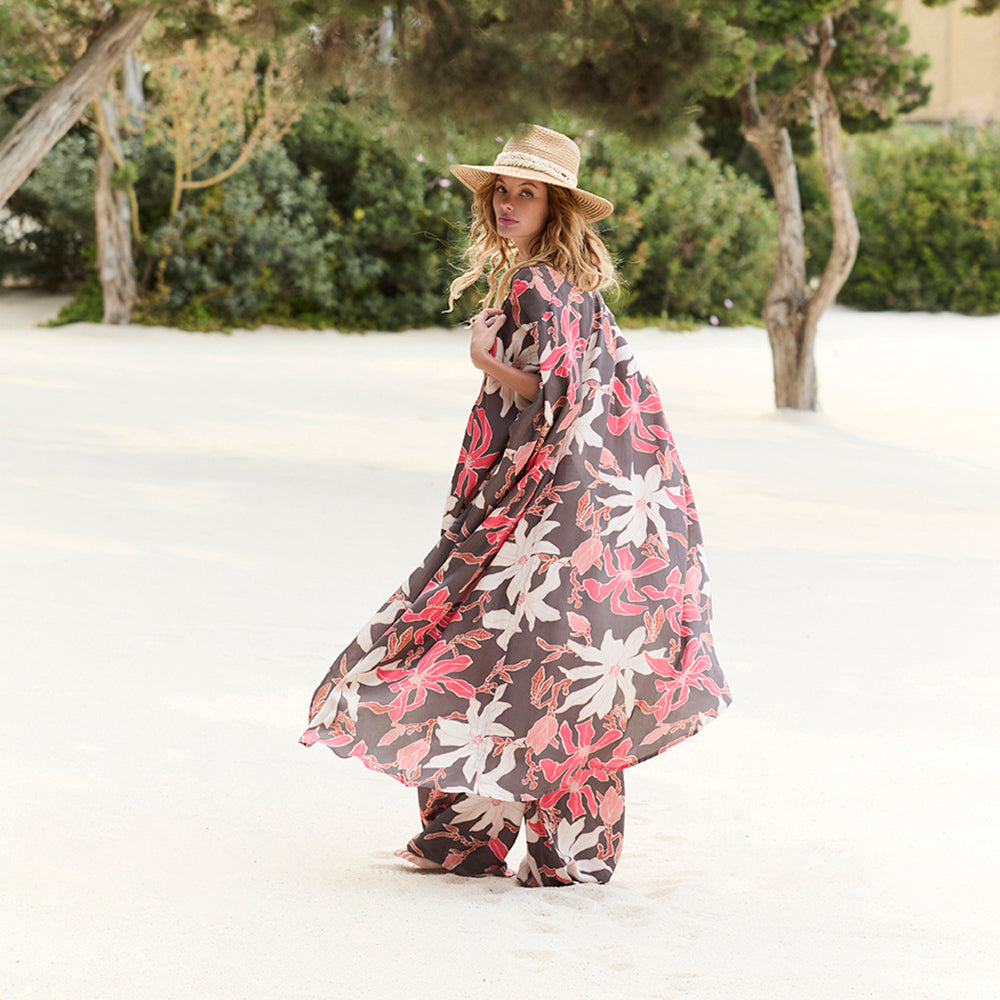 Sombrero Fedora Wandeer de paja toyo de Barts - Marrón Claro