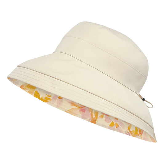 Sombrero de Sol Campana Natural reversible de Sunday Afternoons - Crema-Multi