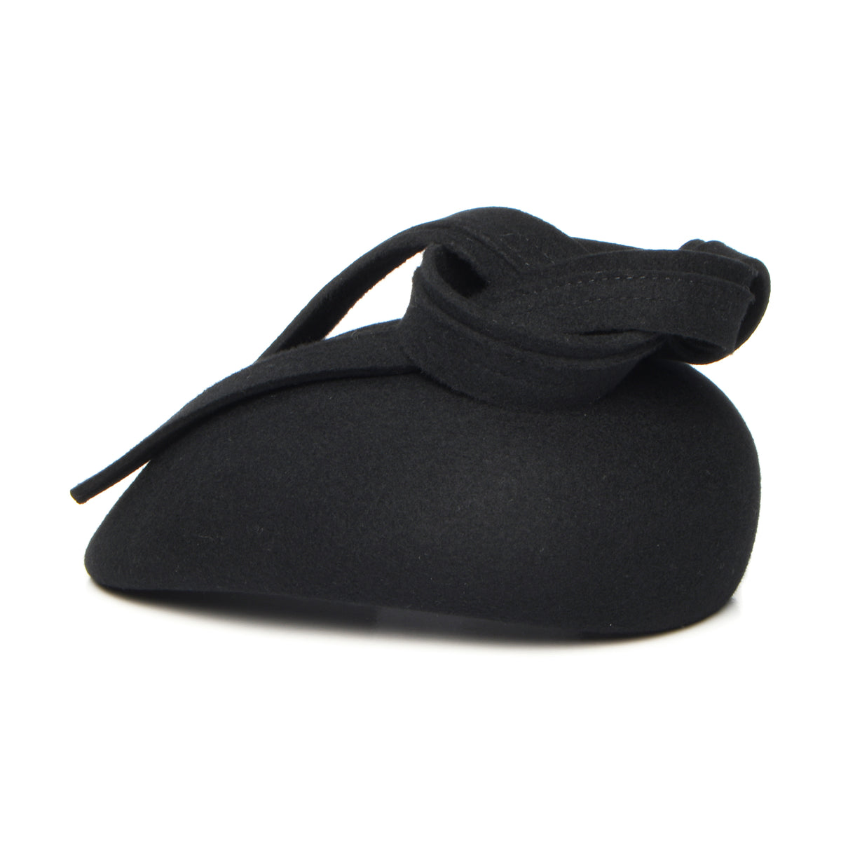 Sombrero Pillbox Rachel de lana de Whiteley - Negro
