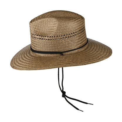 Sombrero de Guardacosta de palm de Dorfman Pacific - Marrón Claro