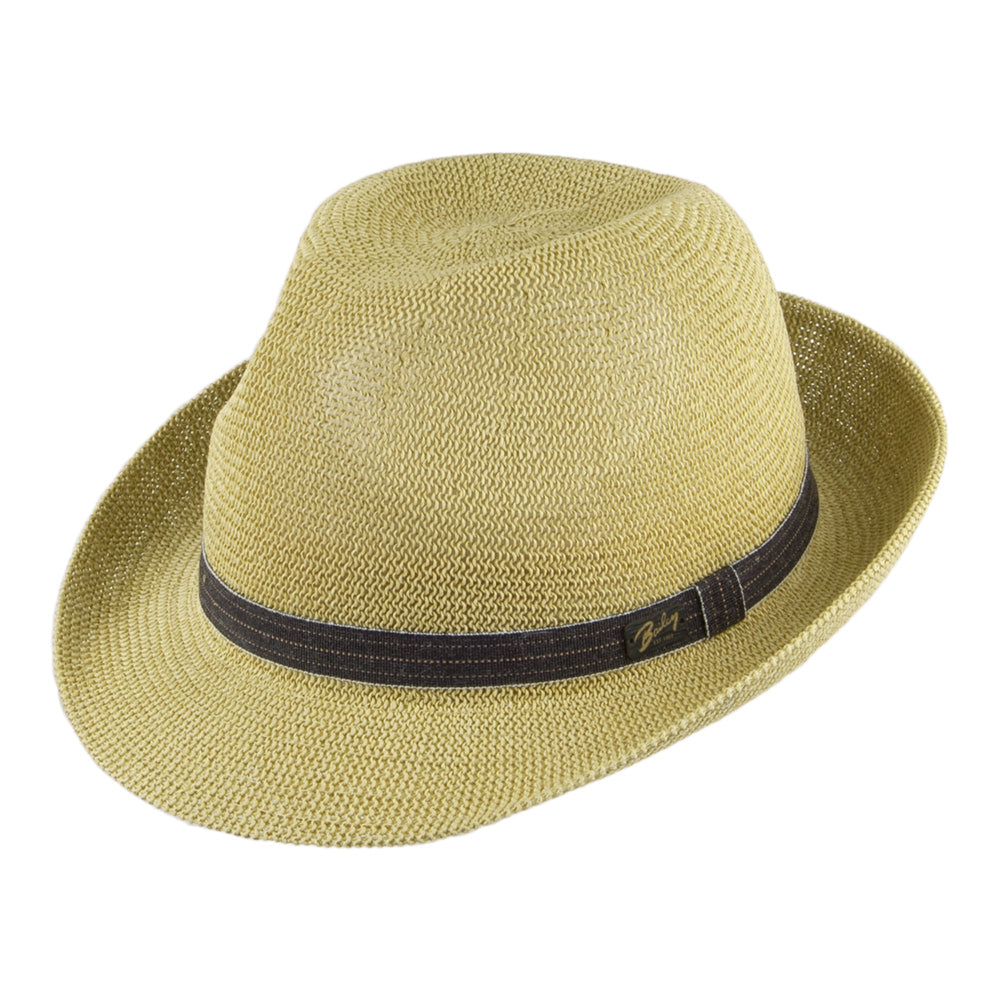Sombrero Trilby Elliott de paja Toyo de Bailey - Natural