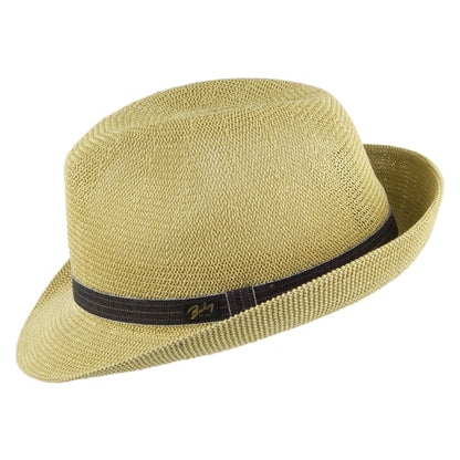 Sombrero Trilby Elliott de paja Toyo de Bailey - Natural