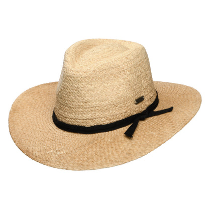 Sombrero Fedora Tulum de paja de rafia de Sunday Afternoons - Natural