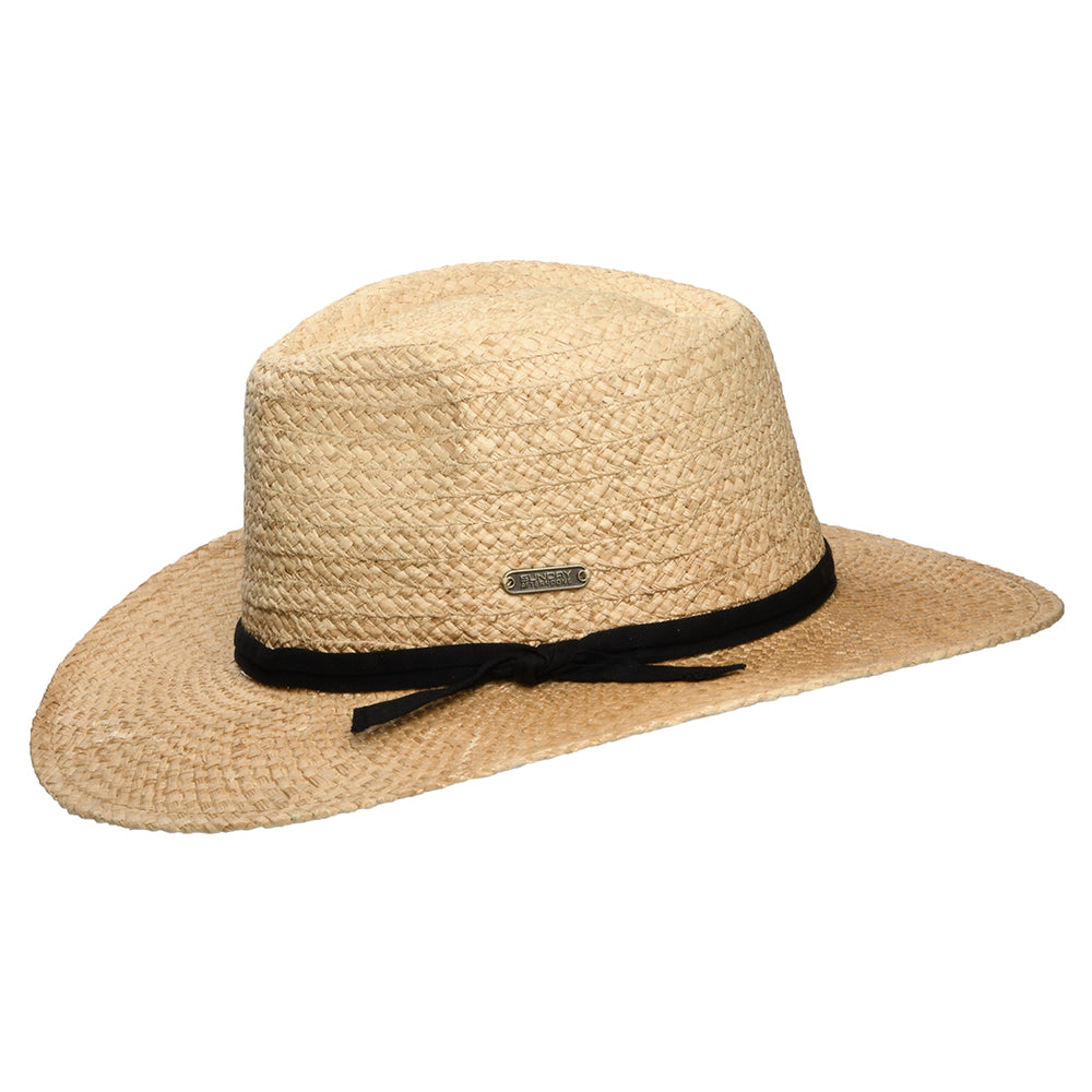 Sombrero Fedora Tulum de paja de rafia de Sunday Afternoons - Natural