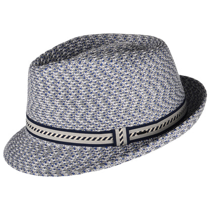 Sombrero Trilby Mannes de Bailey - Azul Marino-Crema