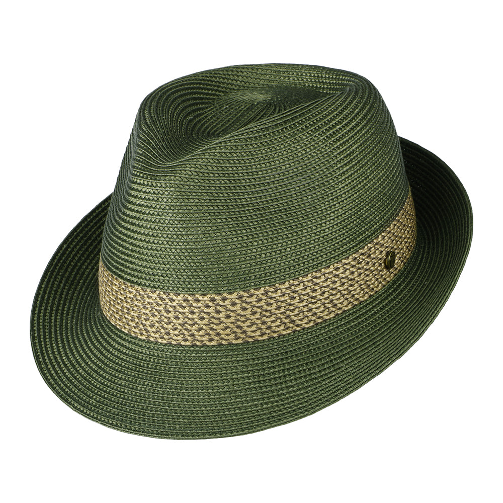 Sombrero Trilby Milan de Failsworth - Verde Oliva