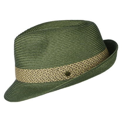 Sombrero Trilby Milan de Failsworth - Verde Oliva