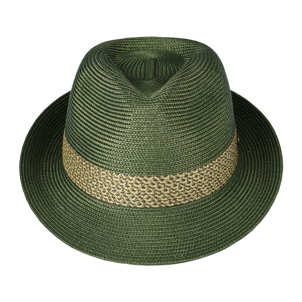 Sombrero Trilby Milan de Failsworth - Verde Oliva