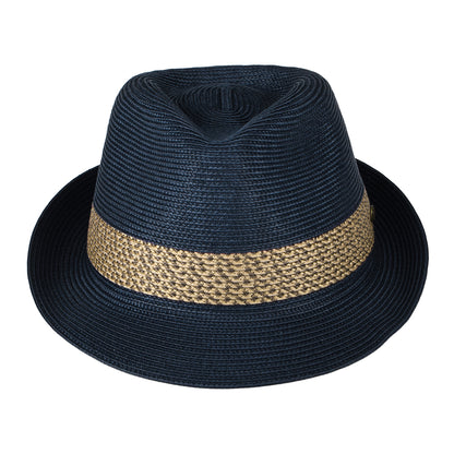 Sombrero Trilby Milan de Failsworth - Azul Marino