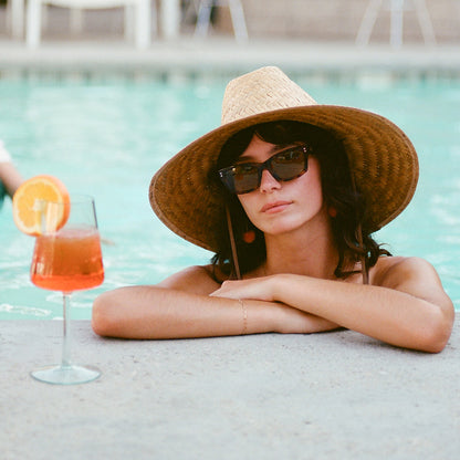 Sombrero de Guardacosta Bells II de paja de Brixton - Beige Arena