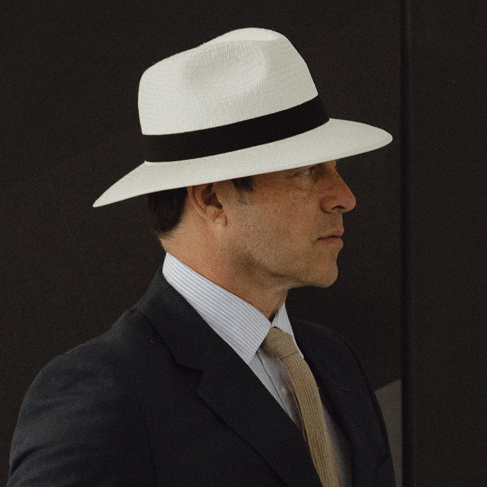 Sombrero Fedora Panama Safari Downbrim de Christys - Decolorado