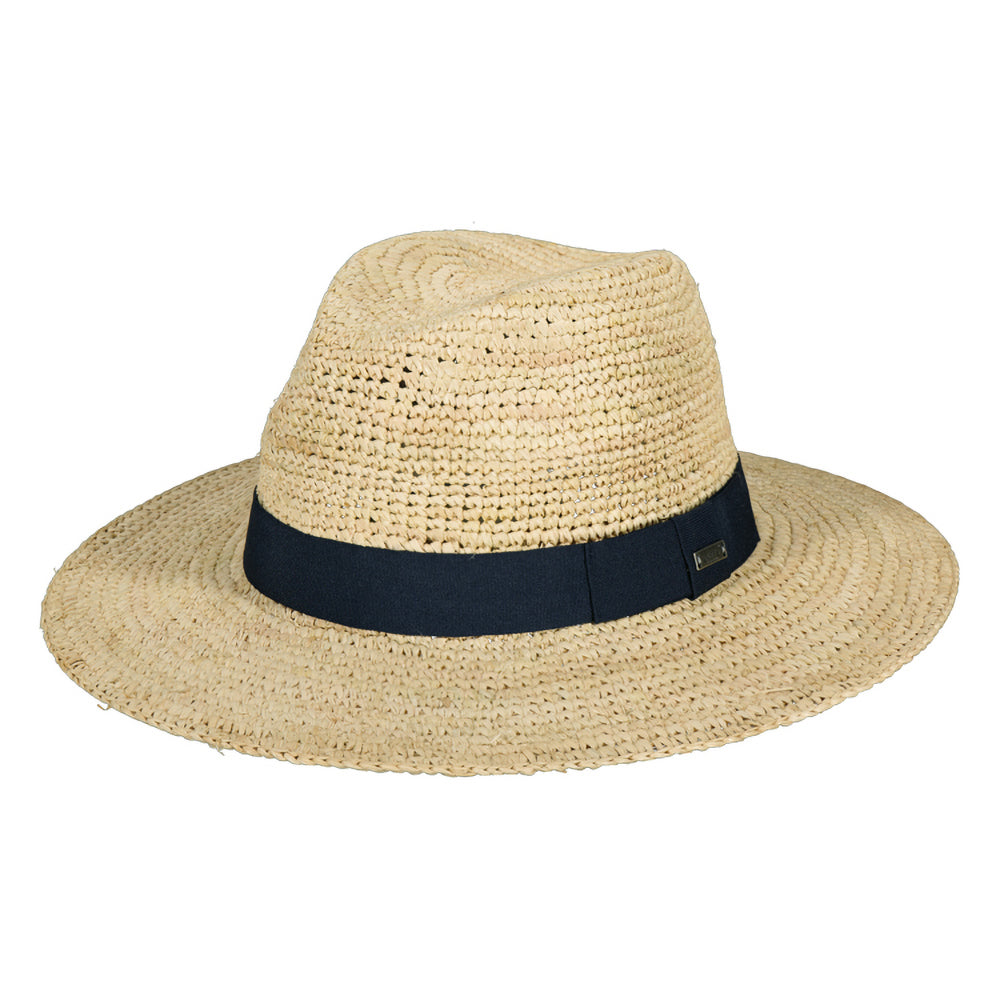 Sombrero Fedora Albury Crochet de rafia de Barts - Natural