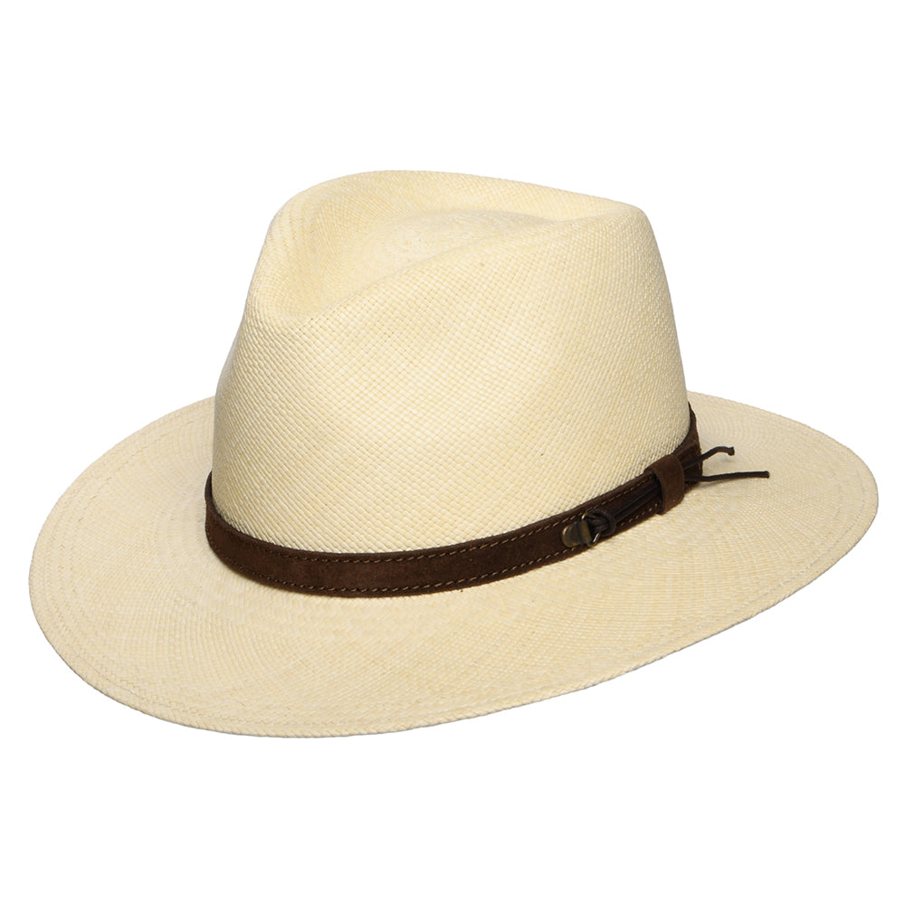 Sombrero Fedora Panama Safari Cheltenham de Whiteley - Natural