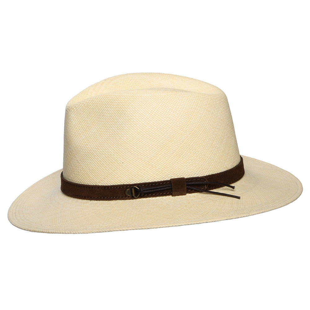 Sombrero Fedora Panama Safari Cheltenham de Whiteley - Natural