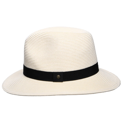 Sombrero Fedora Havana de paja toyo de Sunday Afternoons - Crema