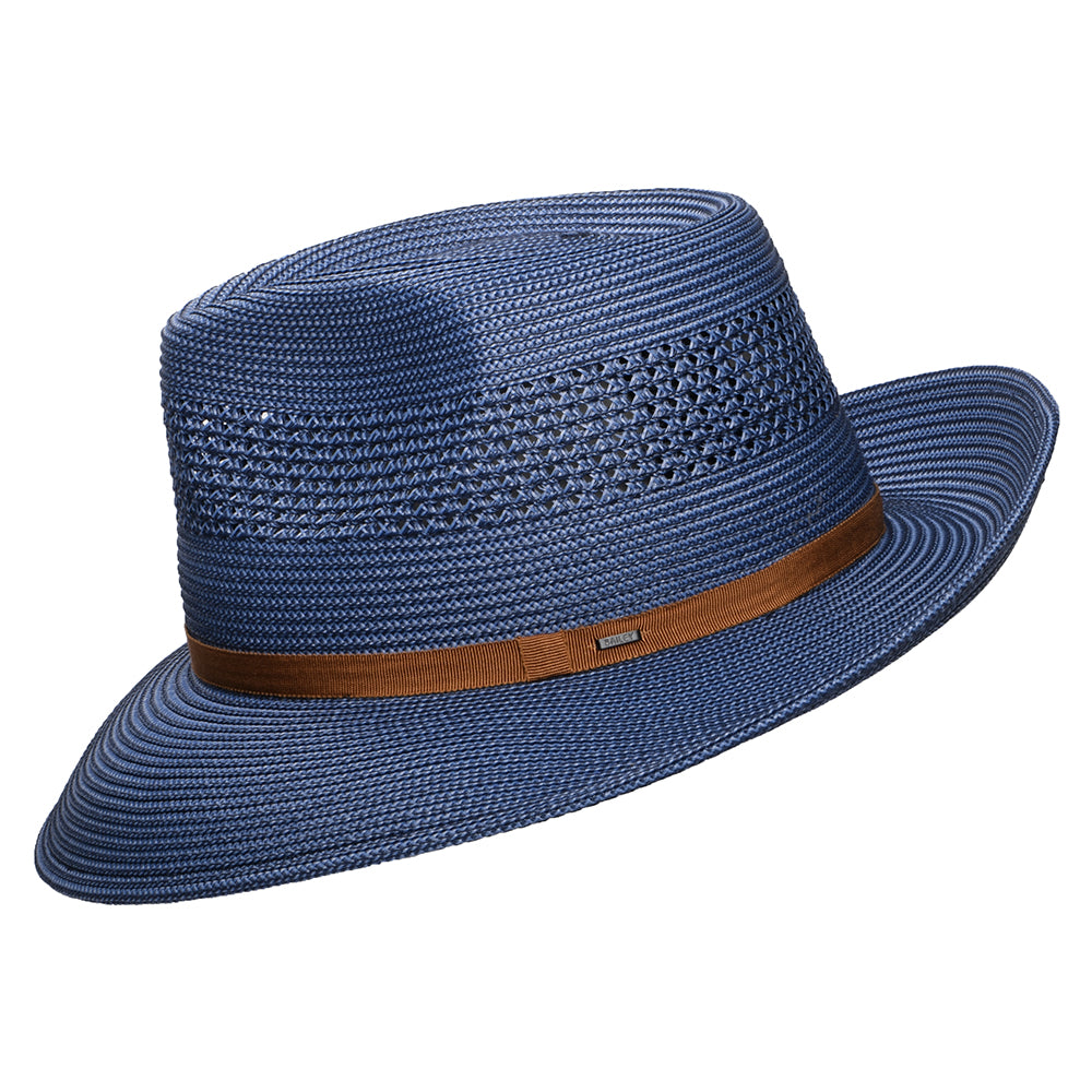 Sombrero Fedora Gratz ventilado de Bailey - Azul