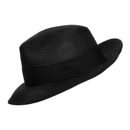 Sombrero Fedora Max de verano de Bailey - Negro