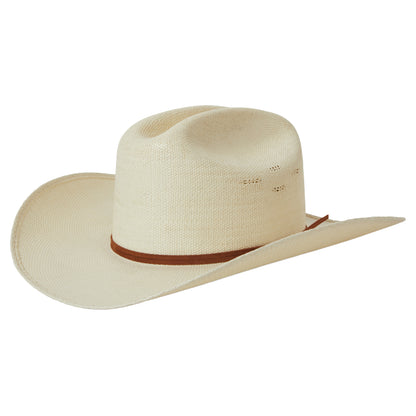 Sombrero Cowboy Laredo de paja toyo de Brixton - Blanco Marfil