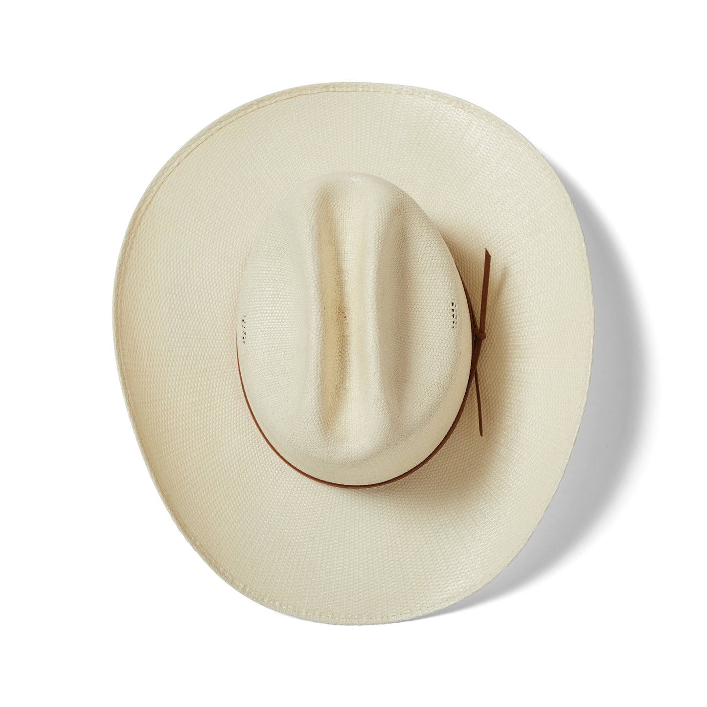 Sombrero Cowboy Laredo de paja toyo de Brixton - Blanco Marfil