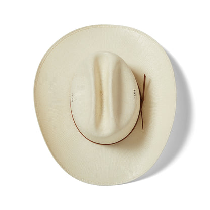 Sombrero Cowboy Laredo de paja toyo de Brixton - Blanco Marfil
