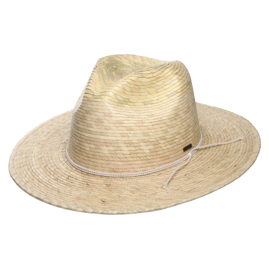 Sombrero Fedora Blake de paja de Brixton - Natural
