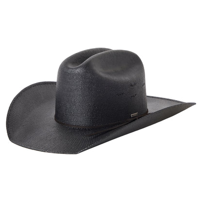 Sombrero Cowboy Laredo de paja toyo de Brixton - Negro