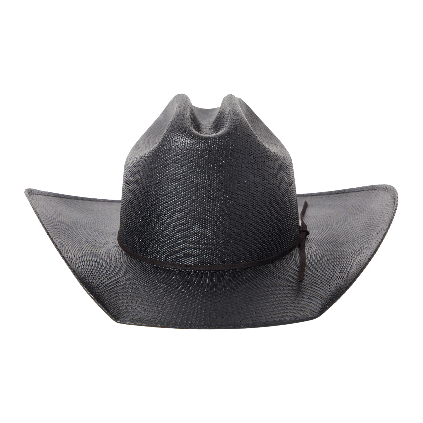 Sombrero Cowboy Laredo de paja toyo de Brixton - Negro