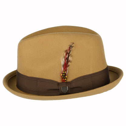 Sombrero Trilby Gain de fieltro de lana de Brixton - Arena del Desierto
