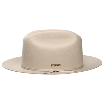Sombrero Cowboy Ten Sleep Western de fieltro de lana y cachemira de Stetson - Beige Claro