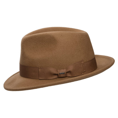 Sombrero Trilby Maglor de fieltro de lana de Bailey - Beige Arena