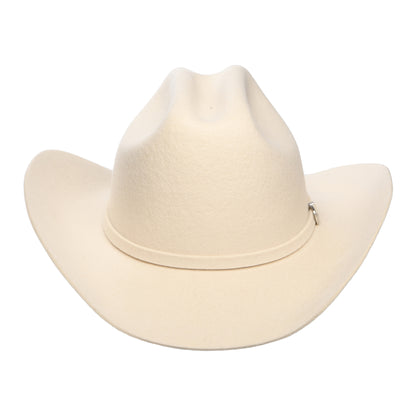 Sombrero Cowboy Yellowstone de fieltro de lana de Jaxon & James - Crema