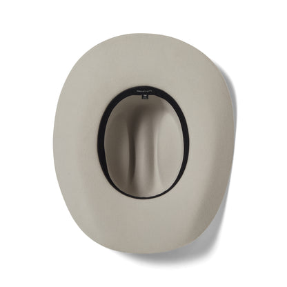 Sombrero Cowboy Laredo Weather Guard de fieltro de lana de Brixton - Piedra